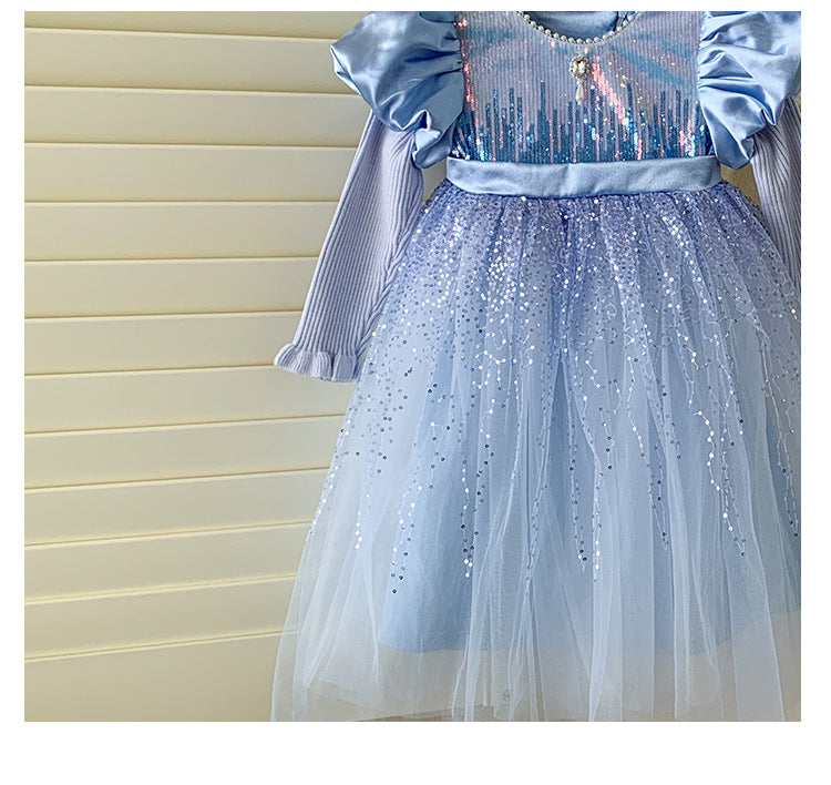 Vestido Infantil Princesa Brillante