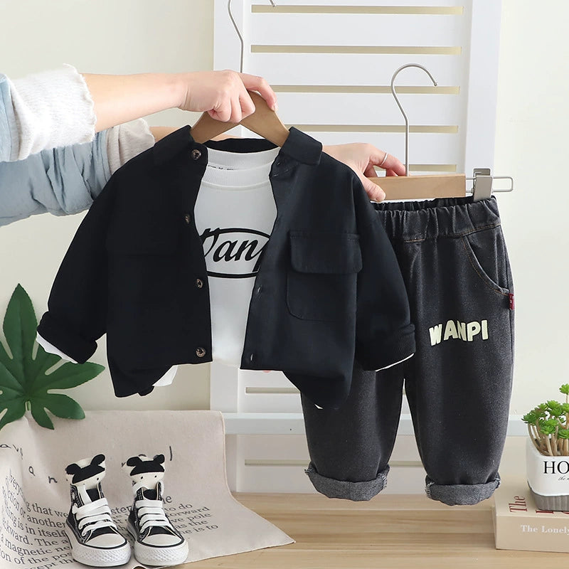 Conjunto Infantil Hombre 3 Piezas Bolsillos