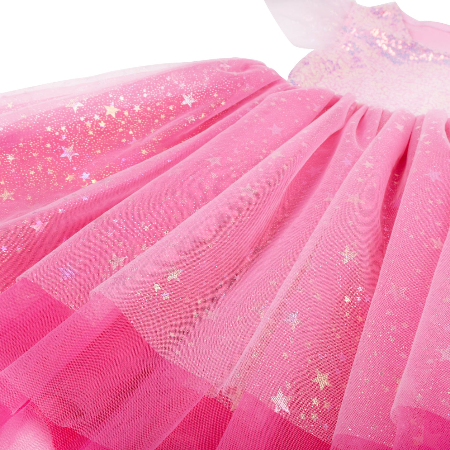 Vestido Infantil Pink Brilhante