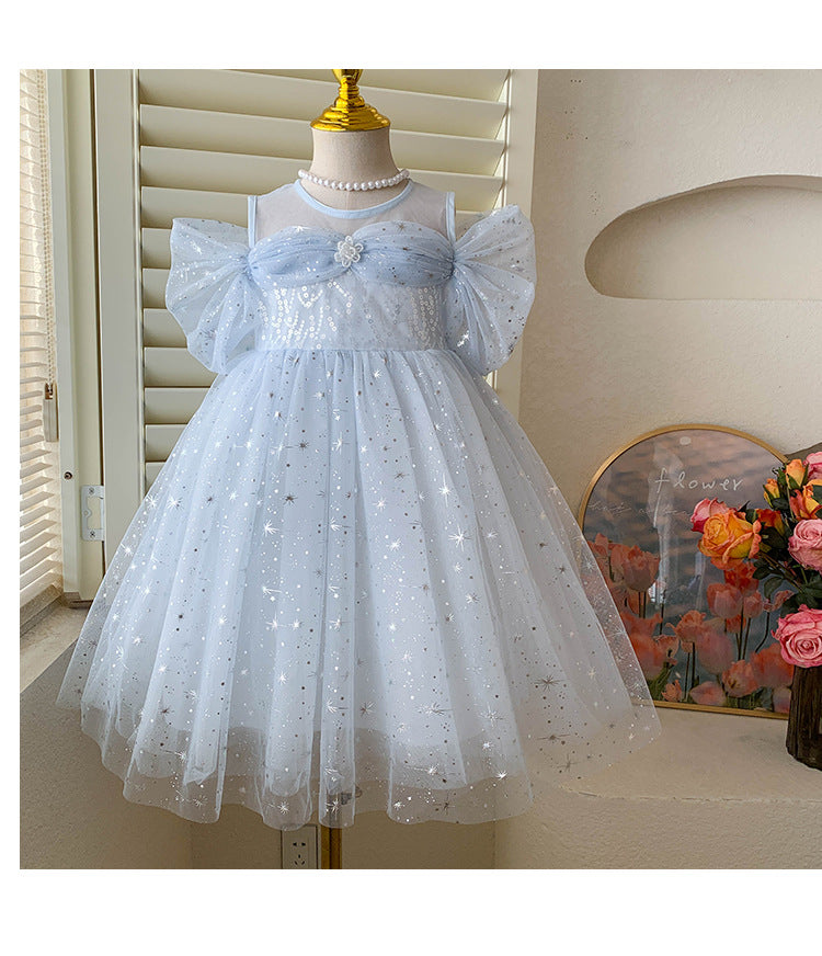 Vestido Infantil Princesa Brillante