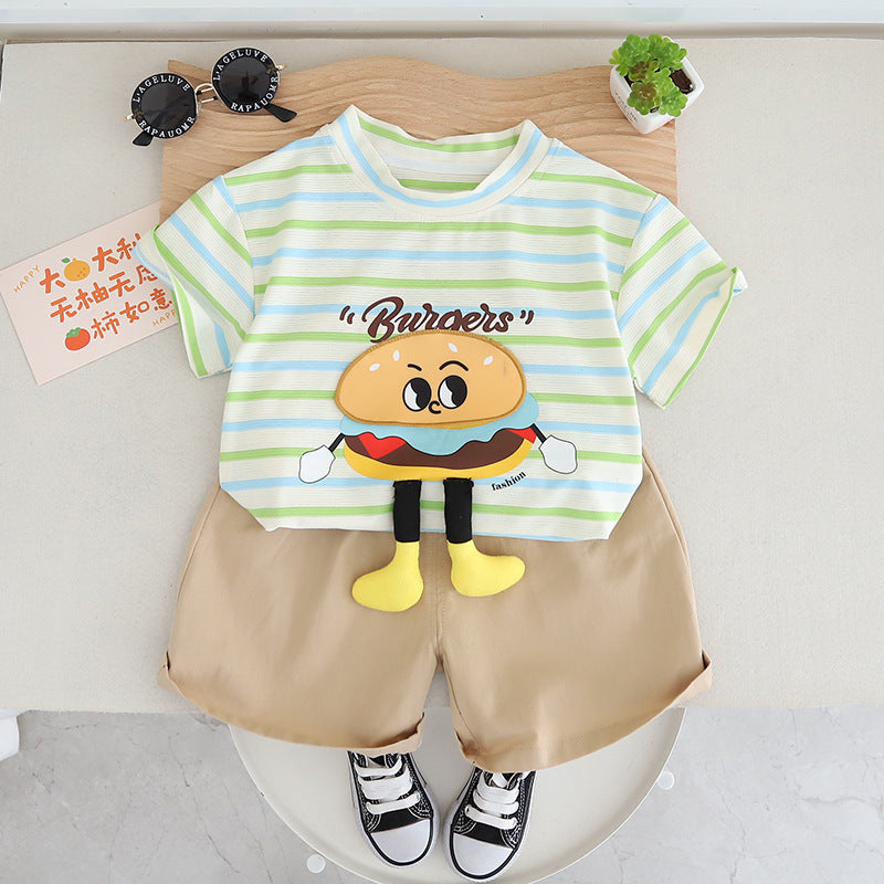 Conjunto de hamburguesas para niños y hombres