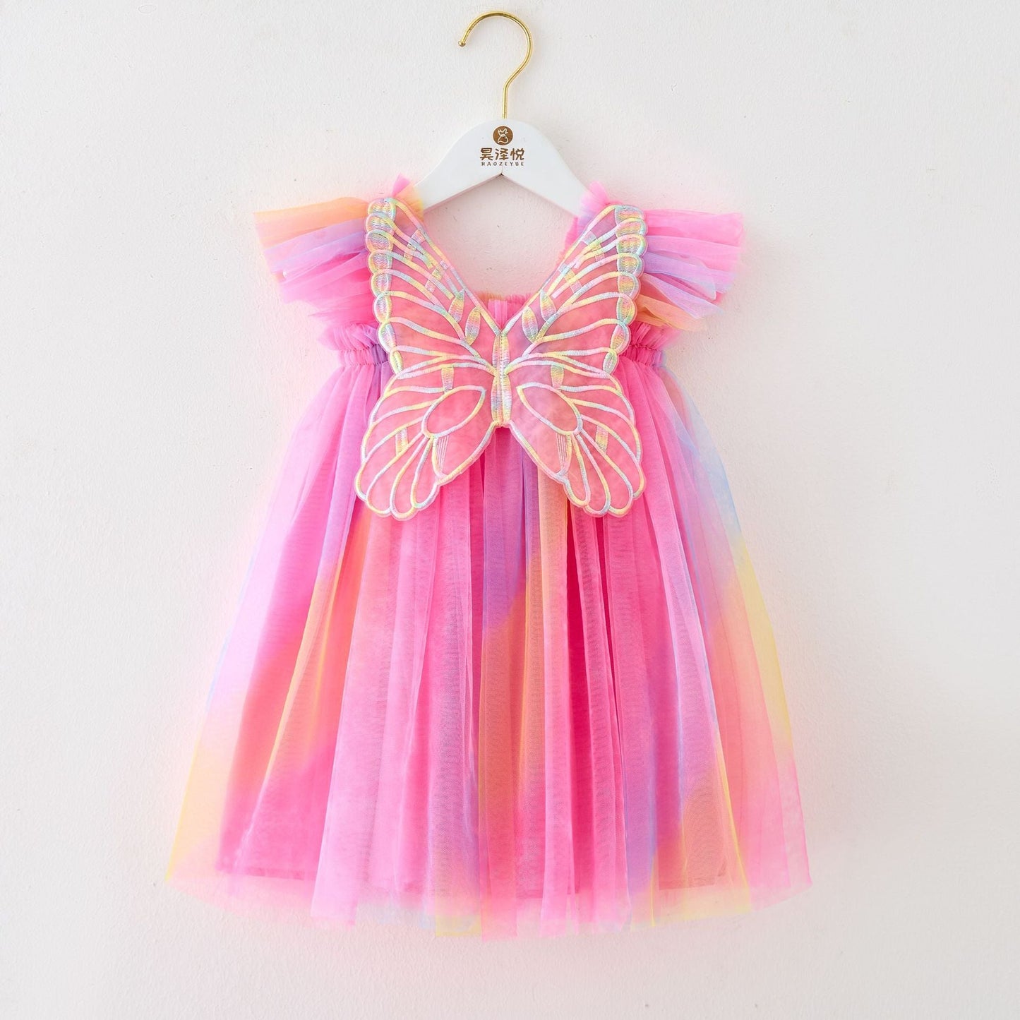Vestido Infantil Asinha Tul Colores