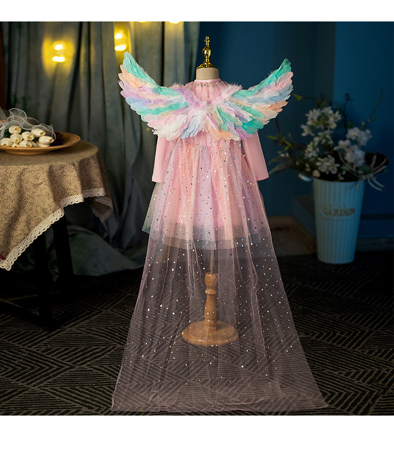 Vestido Infantil + Alas