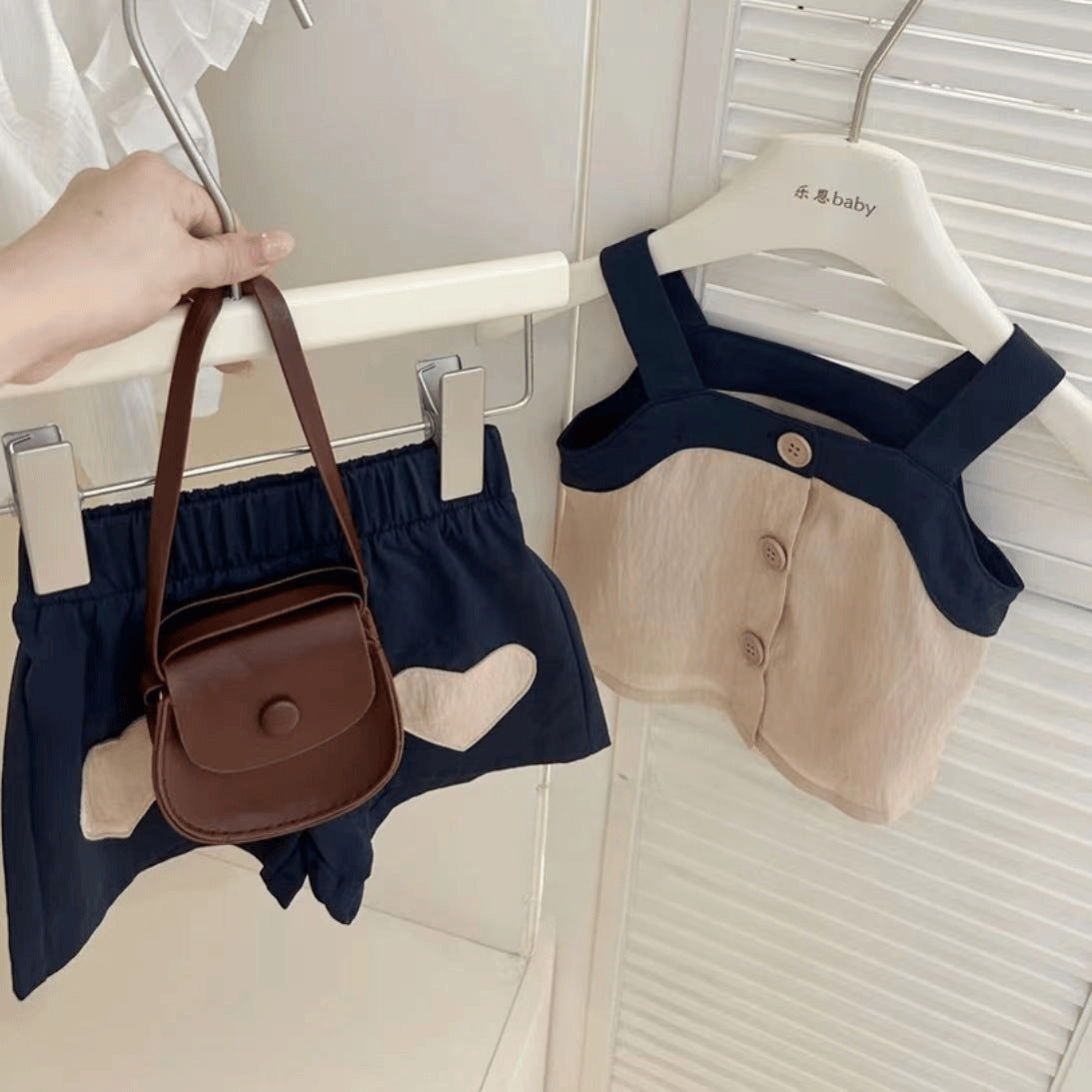 Conjunto Infantil de Corazones de Verano