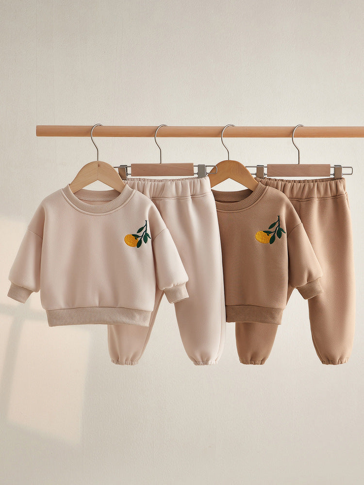 Conjunto Infantil Sudadera Apeluçado