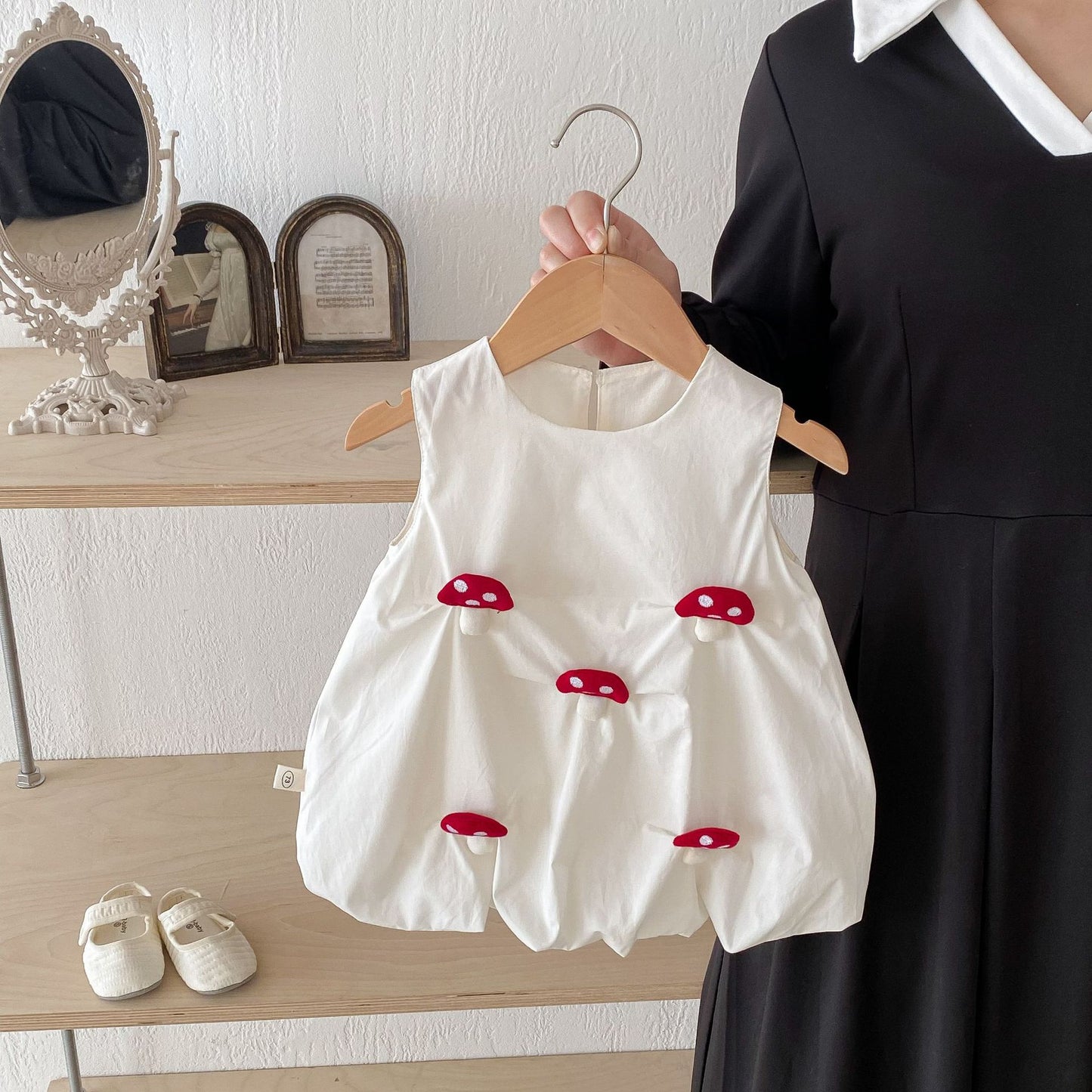Vestido de los niñas Hongos y patitos