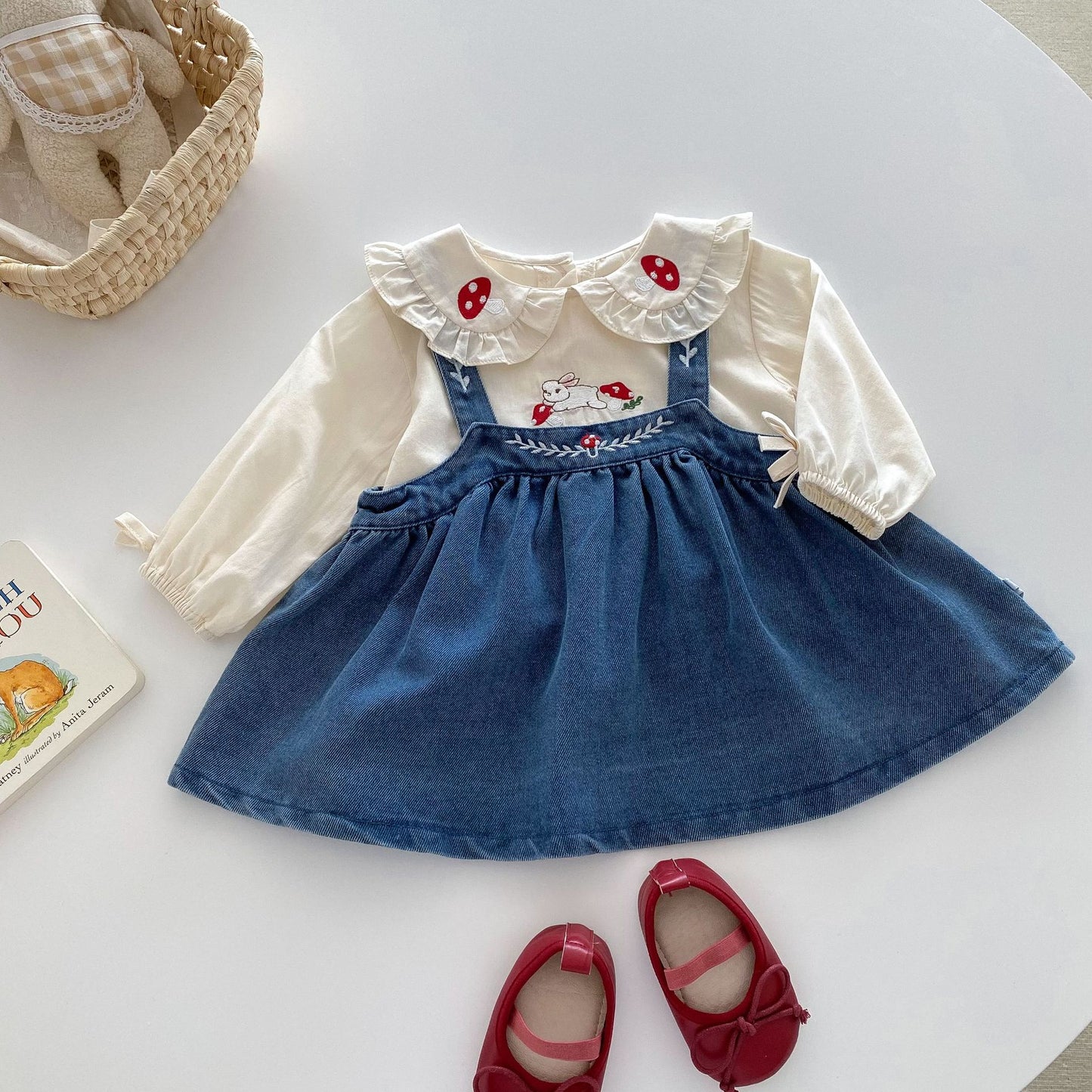 Conjunto Infantil Conejito y Vaqueros