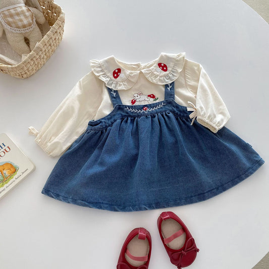 Conjunto Infantil Conejito y Vaqueros