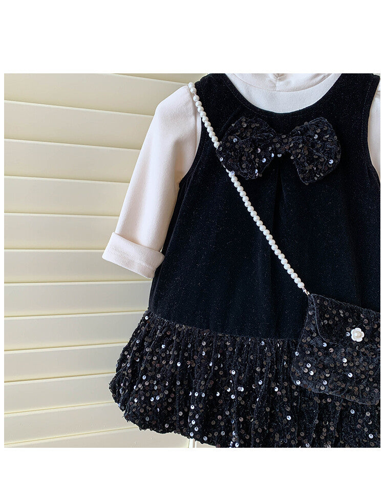 Conjunto Infantil Brillante Invierno/Verano para Niña