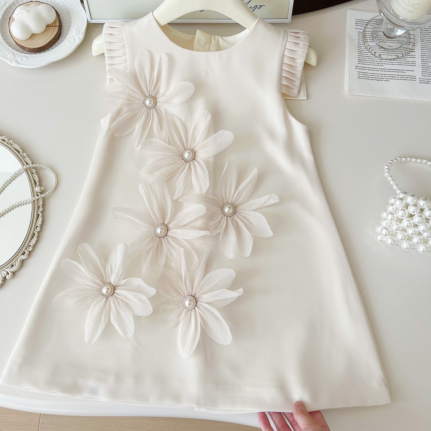 Vestido Infantil de Flores