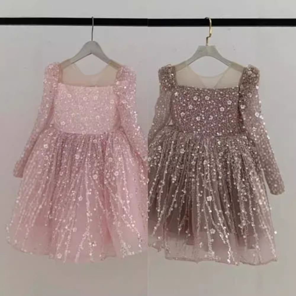 Vestido de Fiesta Infantil Brillante
