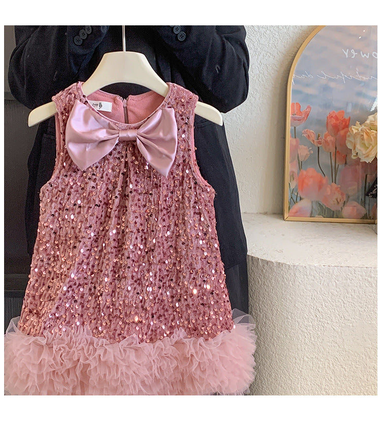 Vestido infantil Brillante Invierno/Verano