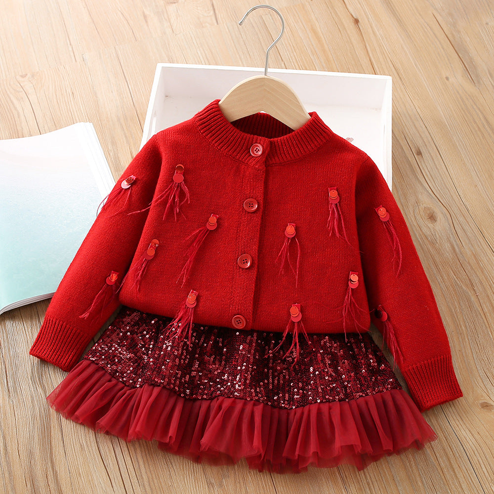 Conjunto Infantil Mujer Lentejuelas