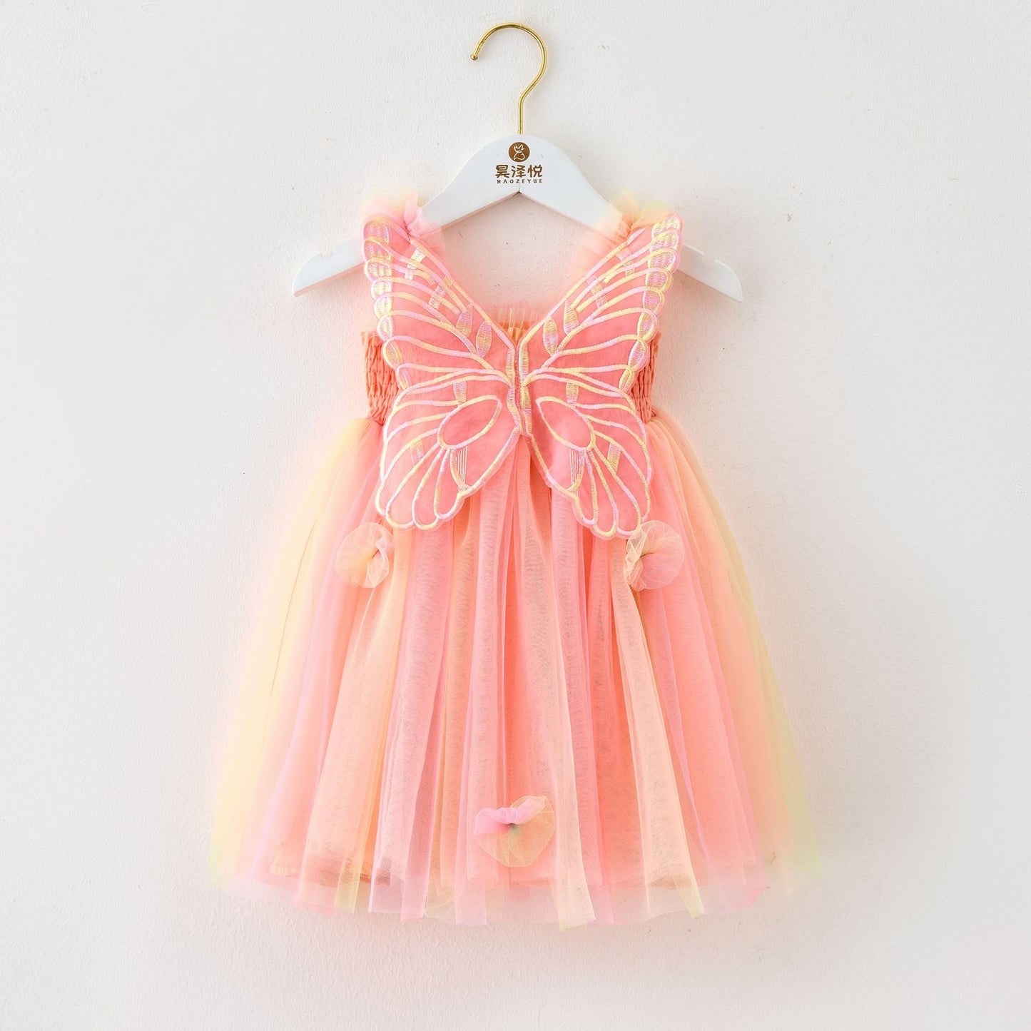 Vestido Infantil Asinha Tul Colores