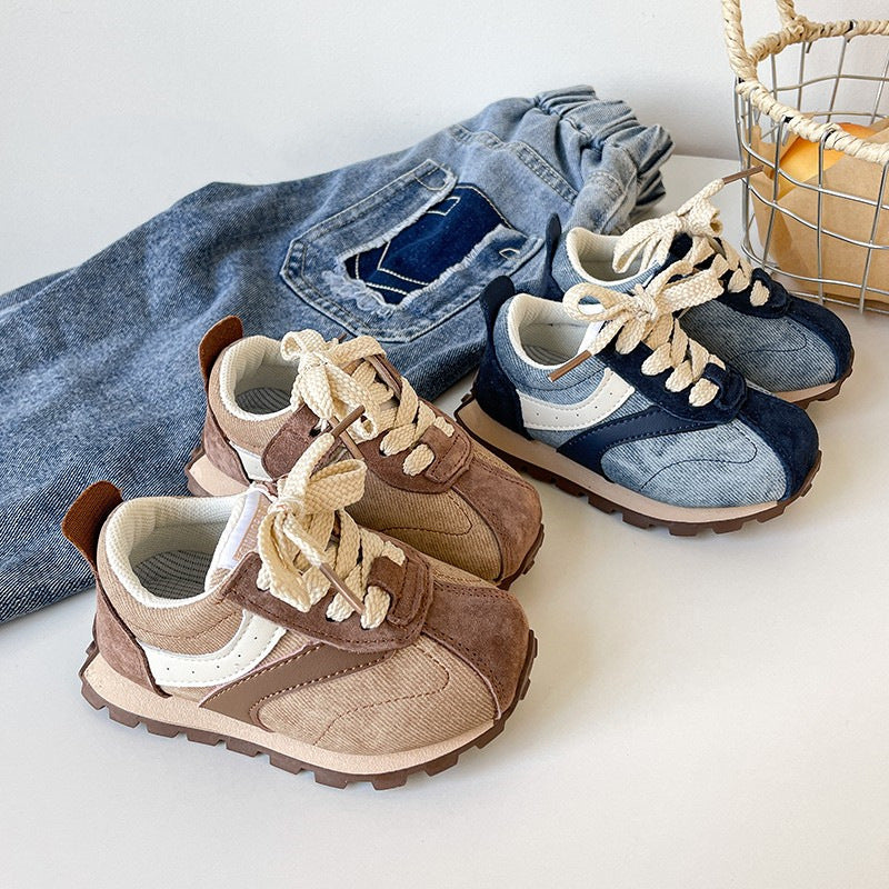 Zapatillas Confort Con Cordones Para Niños