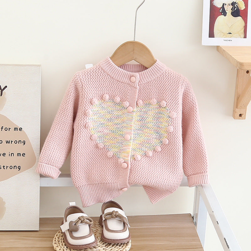 Blusa Infantil Corazón Invierno