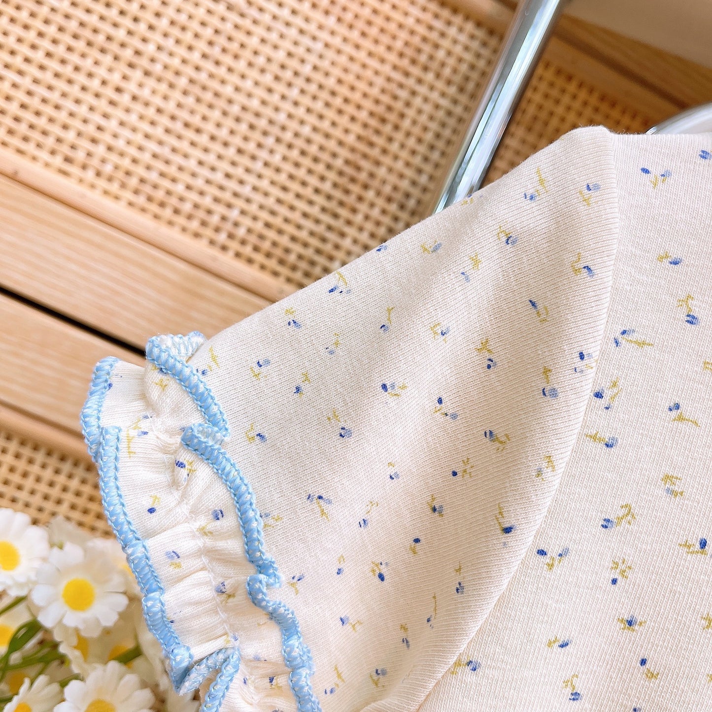 Conjunto Infantil de Mujer Azul Delicado