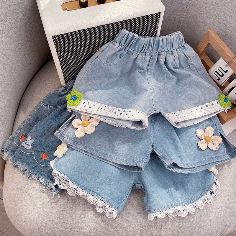 Bermudas  Jeans  Niño Florzinhas
