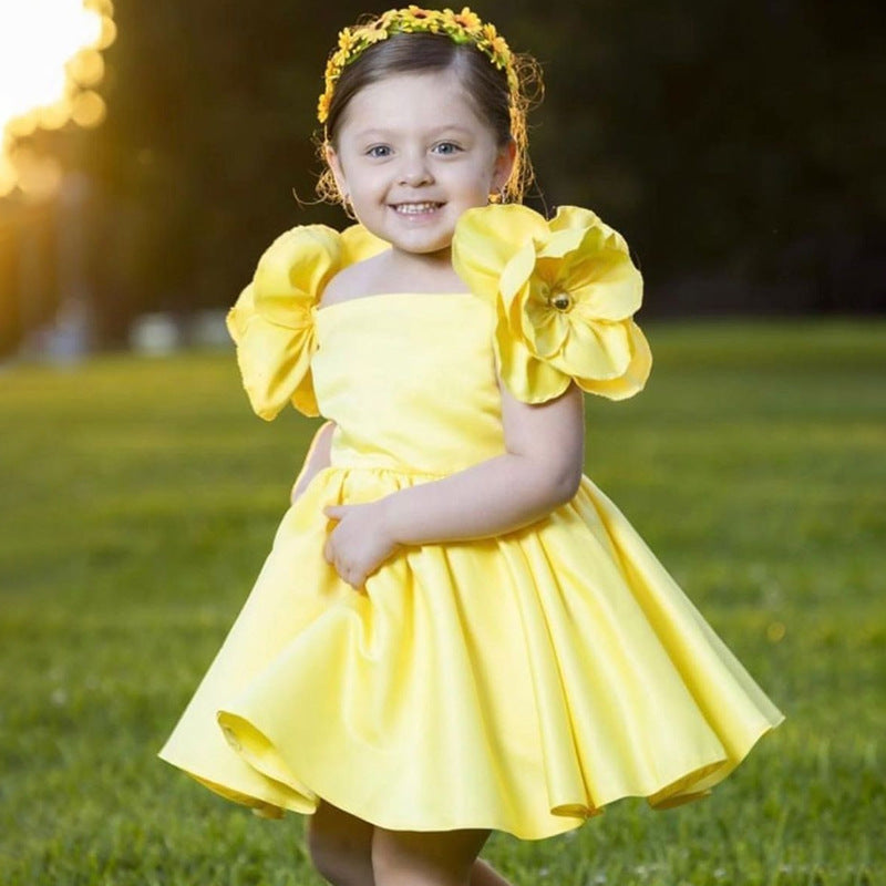 Vestido Infantil Florecitas