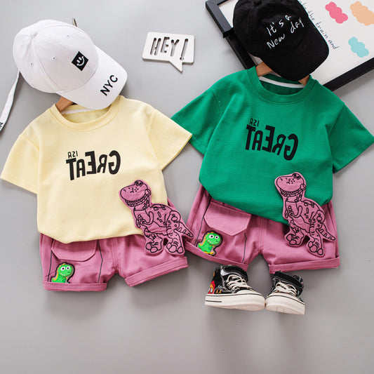 Conjunto Infantil Verano Dinosaurios