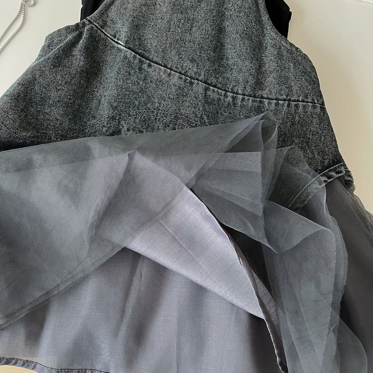 Vestido vaquero moderno para niños