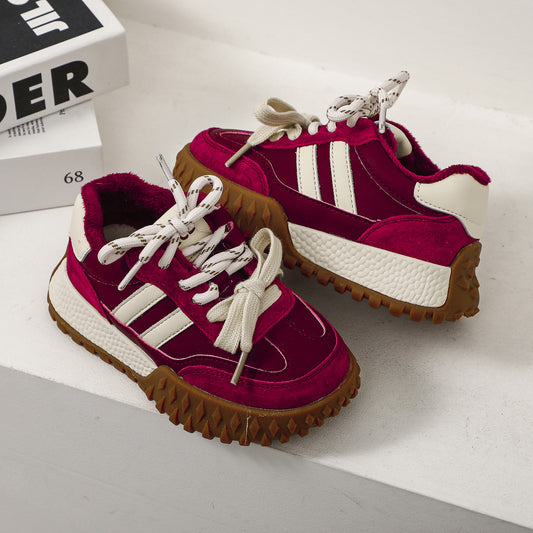 Zapatillas Modernas con Cordones Para Niños