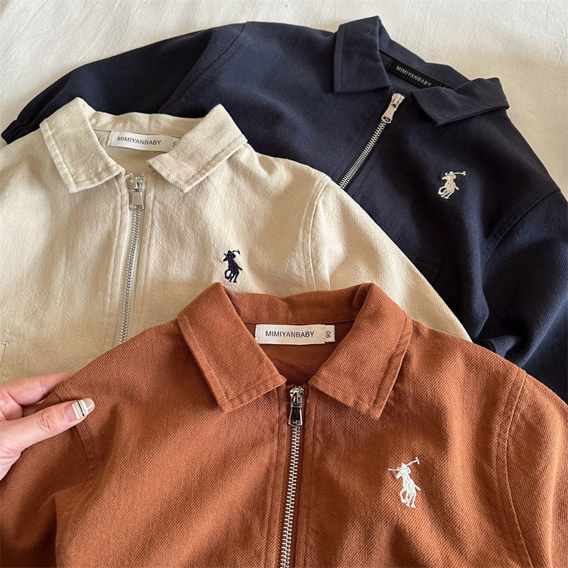 Bolsillos con cremallera para chaqueta infantil