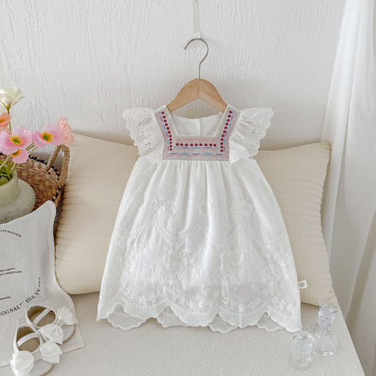 Vestido Infantil de Verano Florecitas