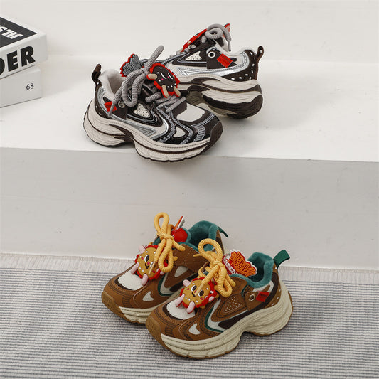 Zapatillas Hamburguesas De Moda Infantil