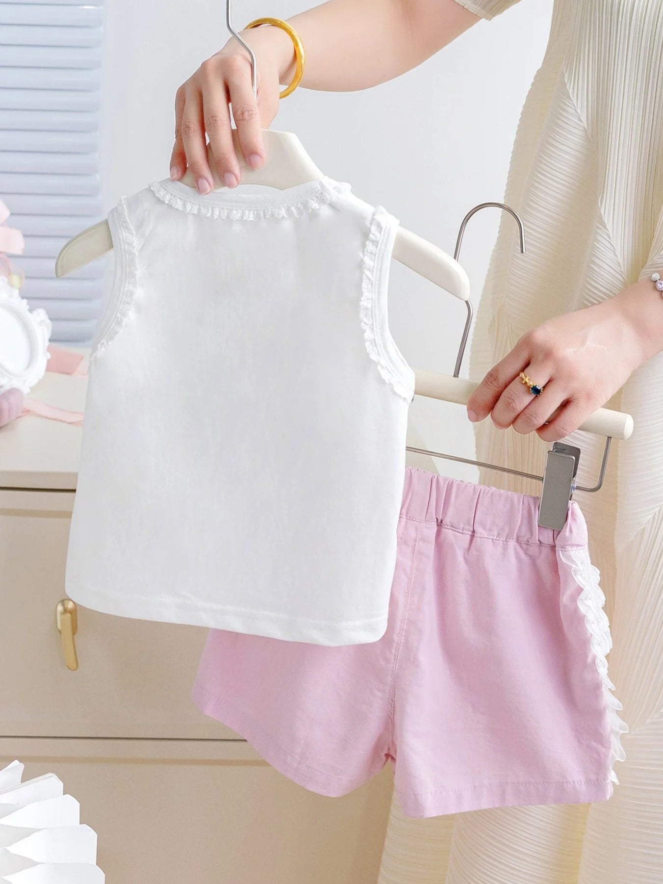 Conjunto Infantil Gatito Verano Mujer