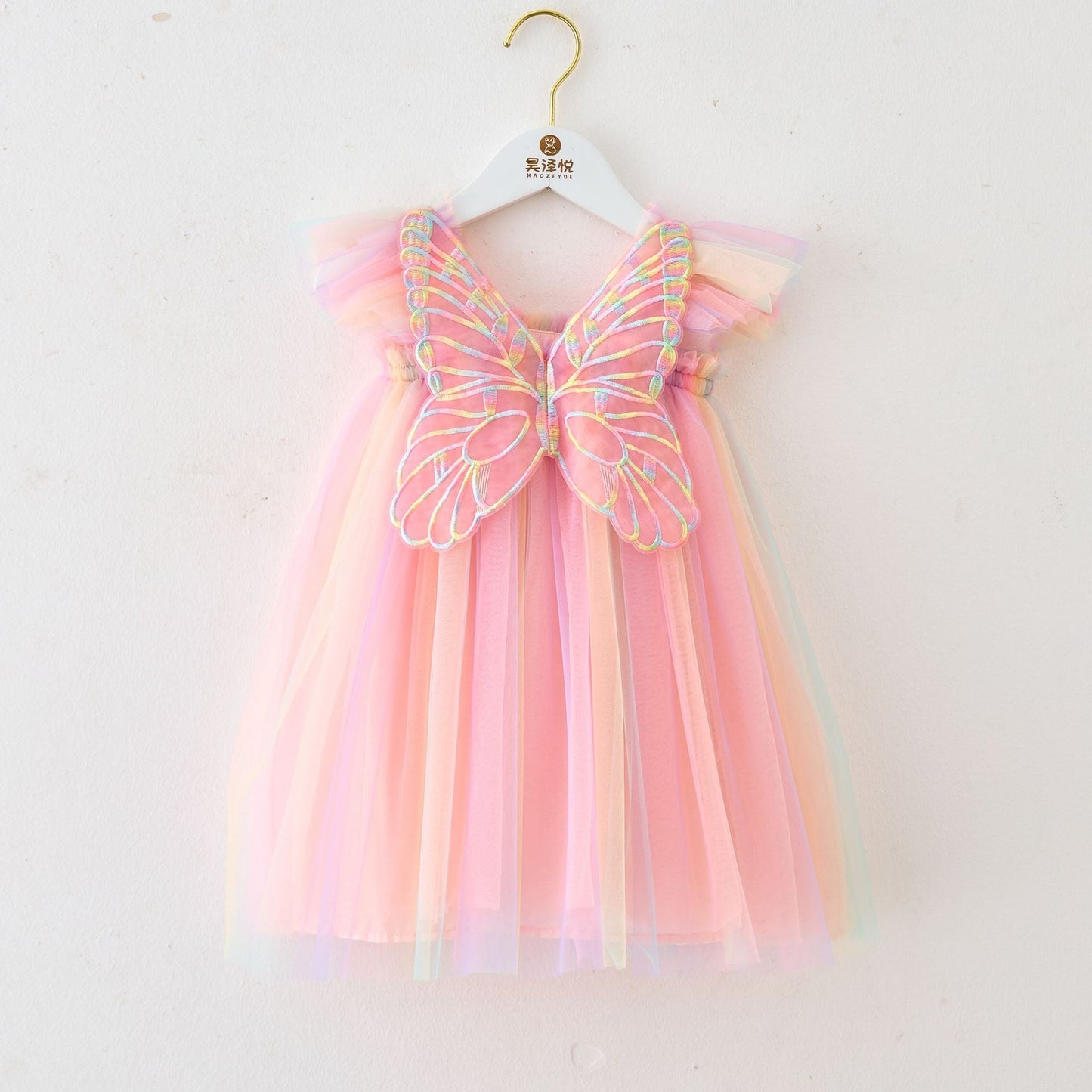 Vestido Infantil Asinha Tul Colores