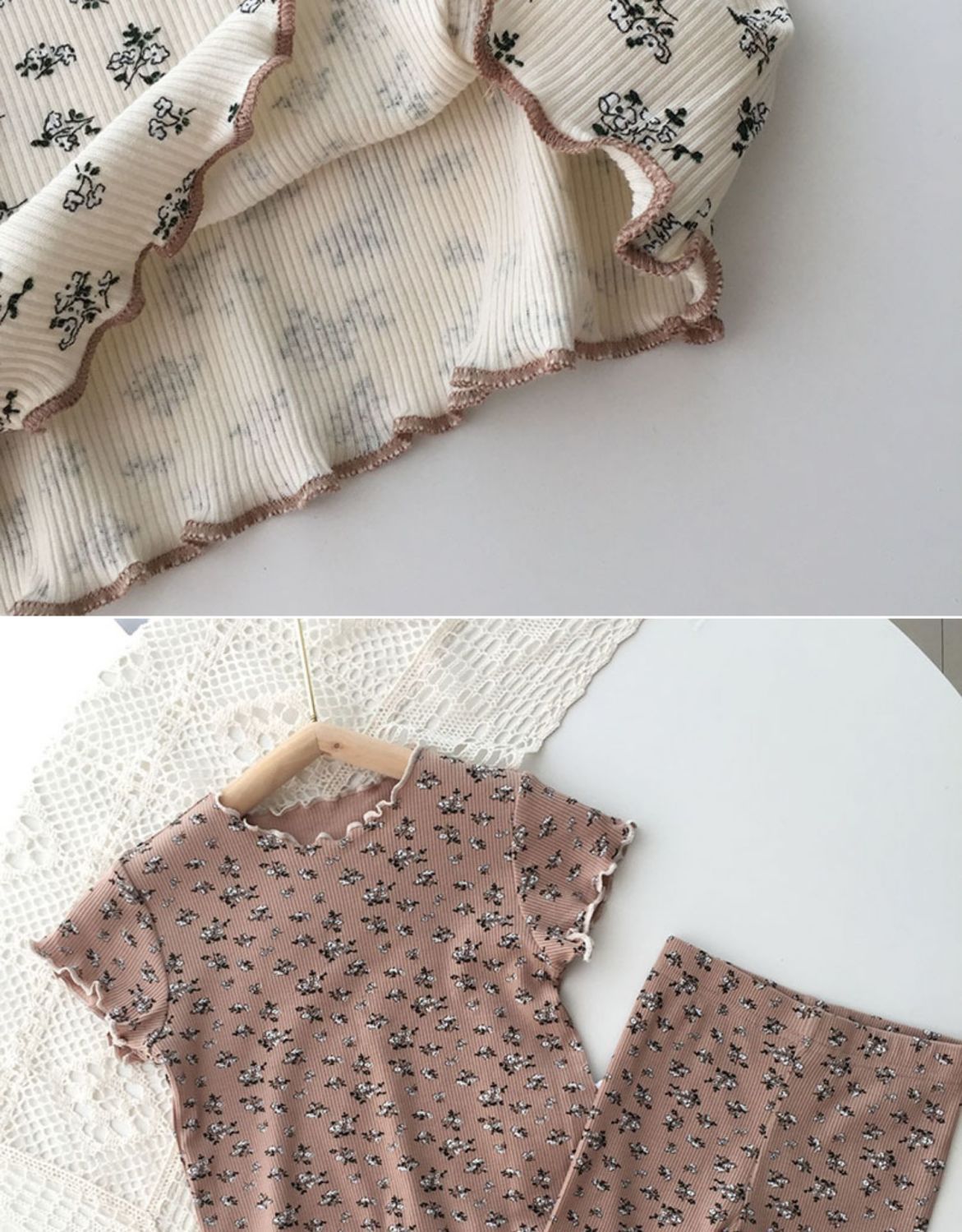 Pijama Infantil Mujer Flores