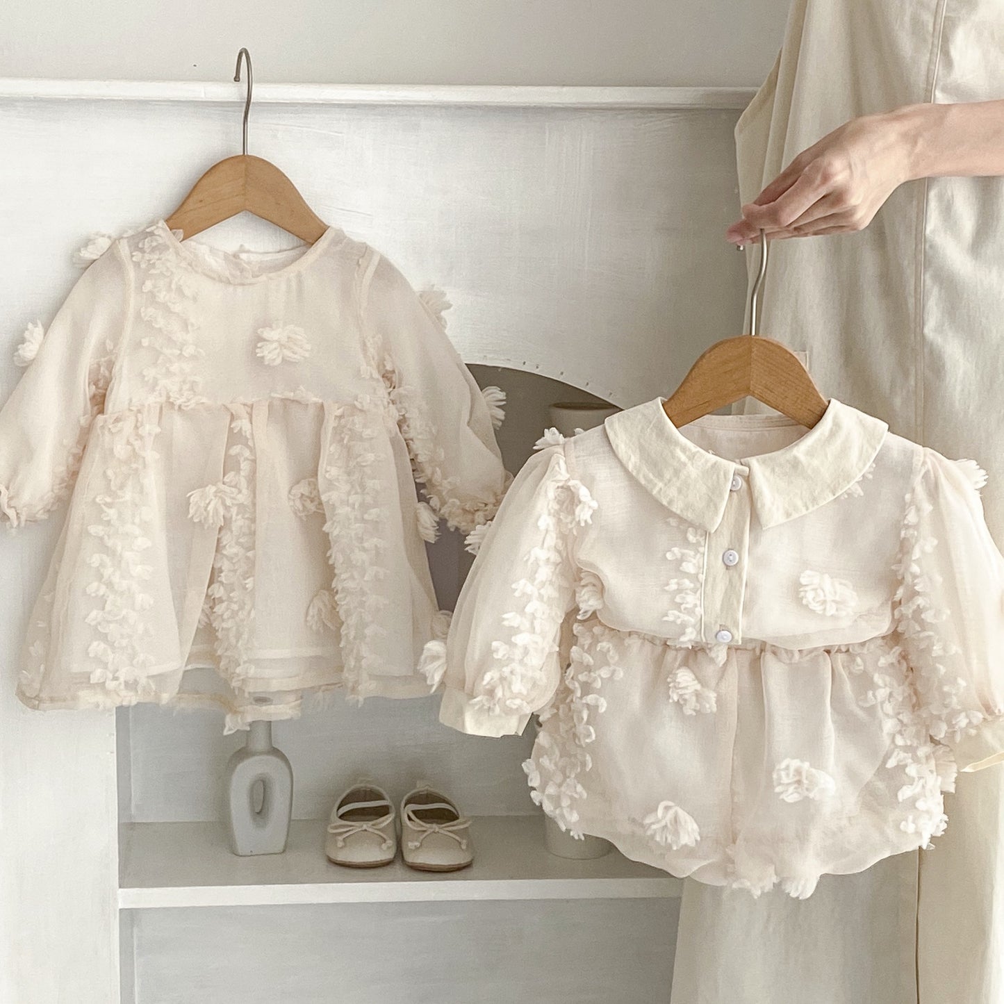 Vestido/Conjunto de Flores para Niños