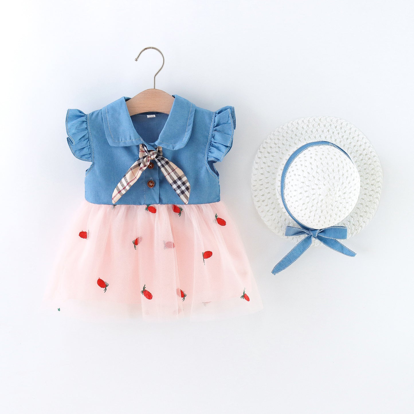 Vestido Infantil Piña y Jeans