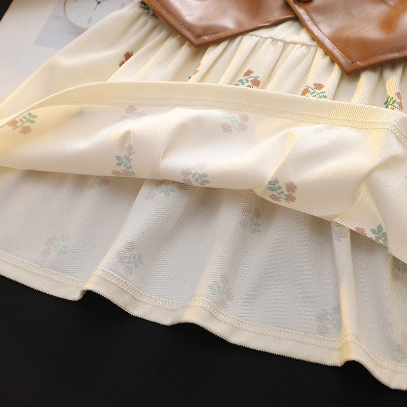 Vestido de Flores para Niños + Chaleco