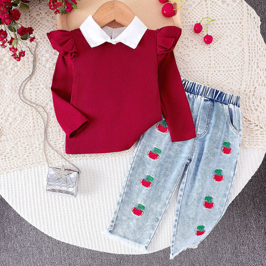 Conjunto de cerezas para niñas