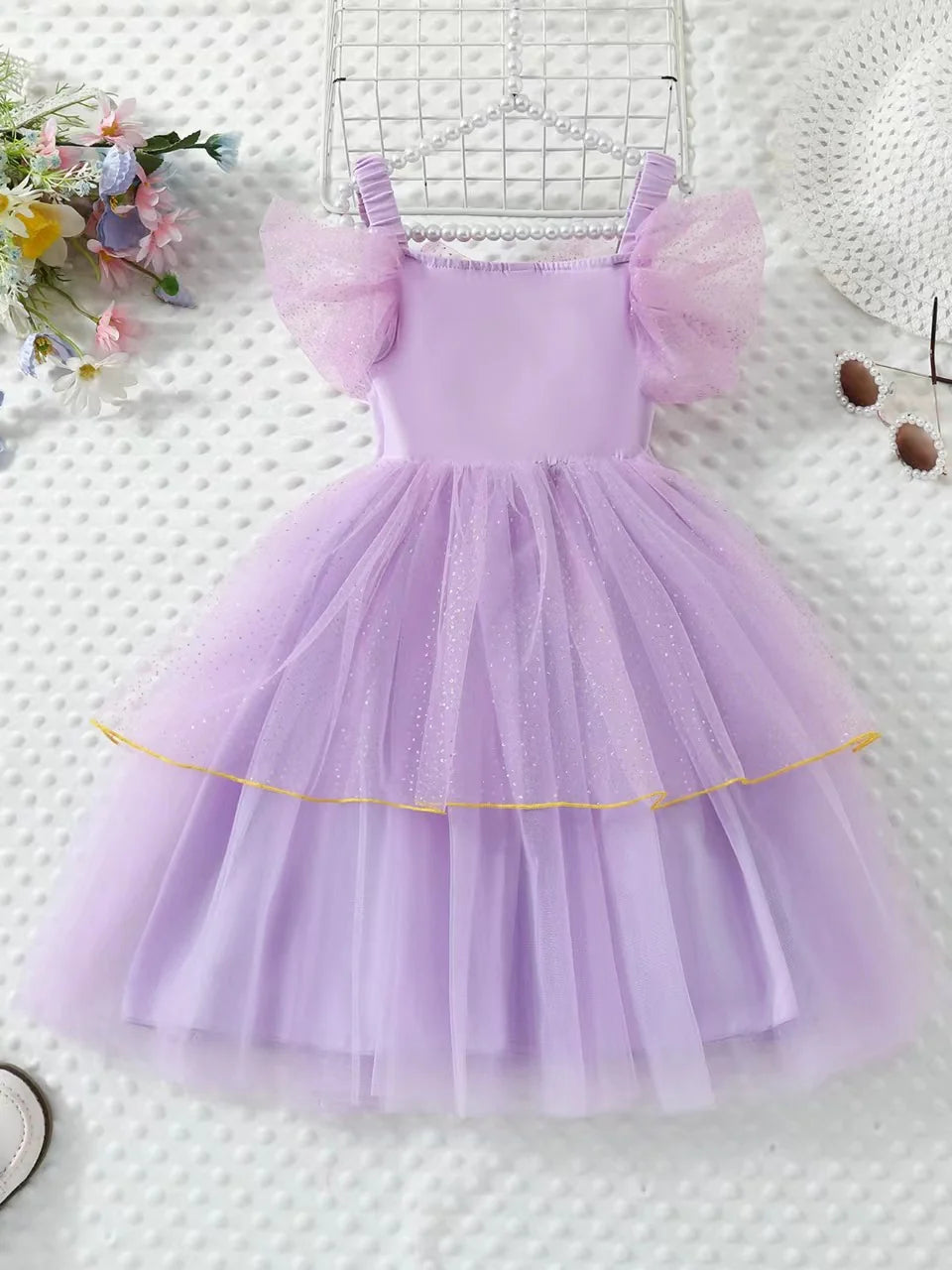Vestido Infantil Princesa Brillante