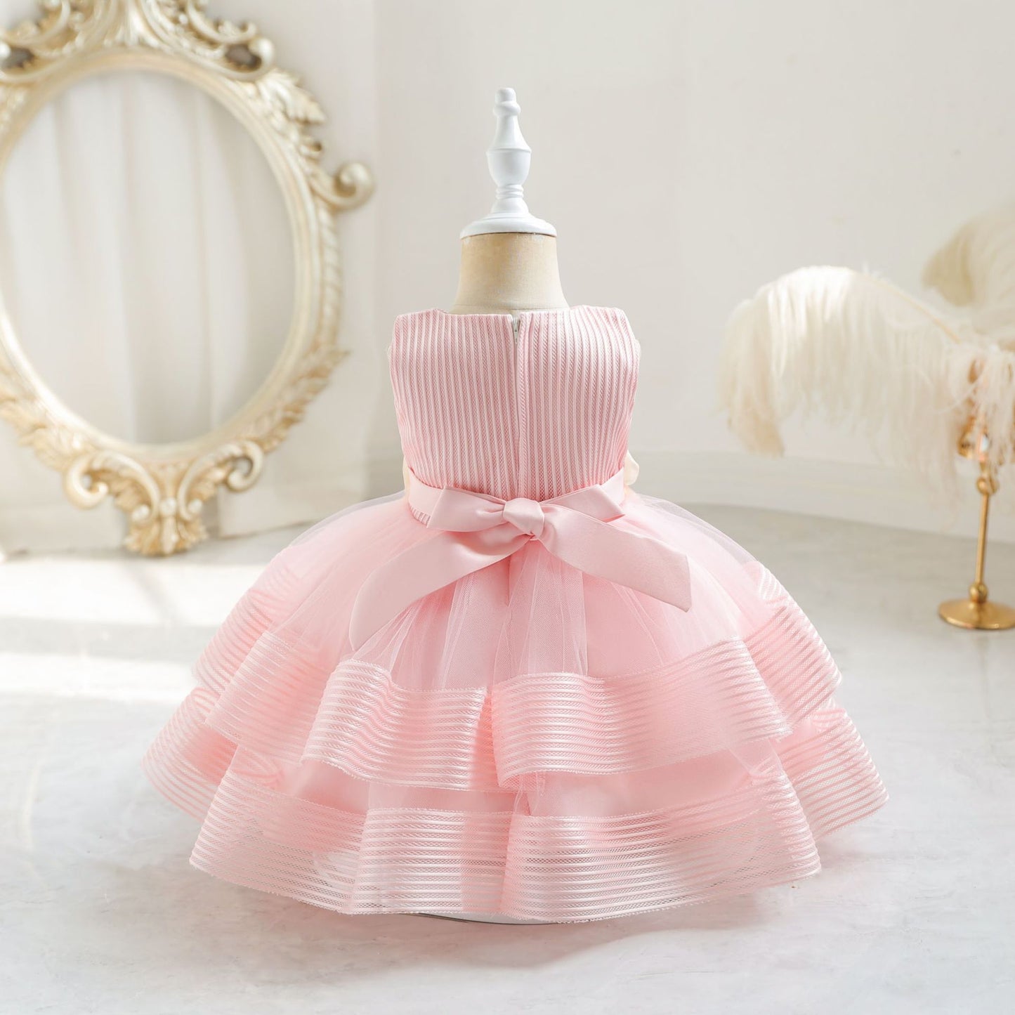 Vestido de Fiesta Infantil Florecitas