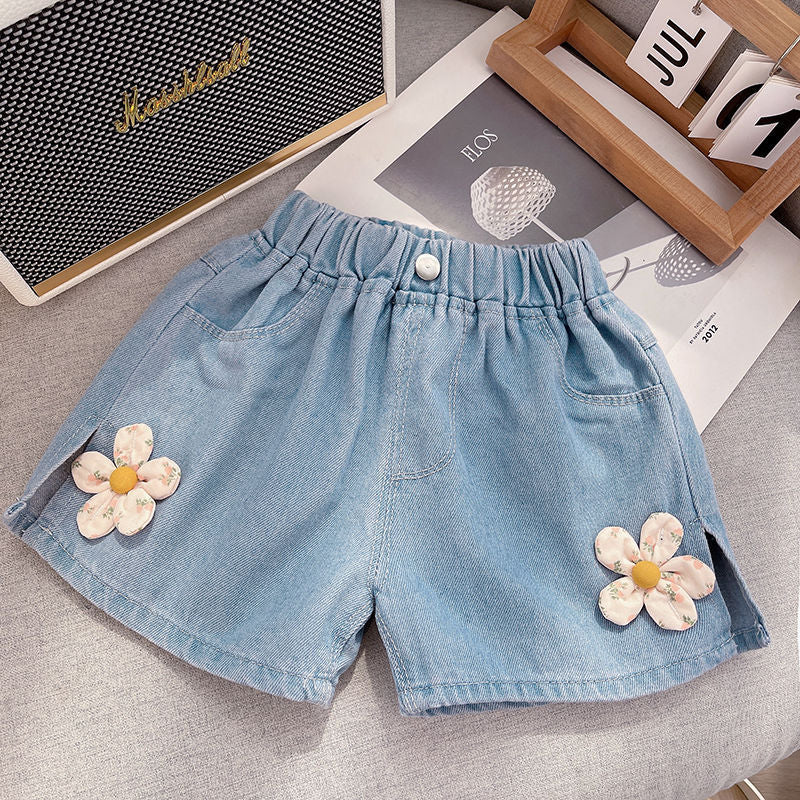 Bermudas  Jeans  Niño Florzinhas
