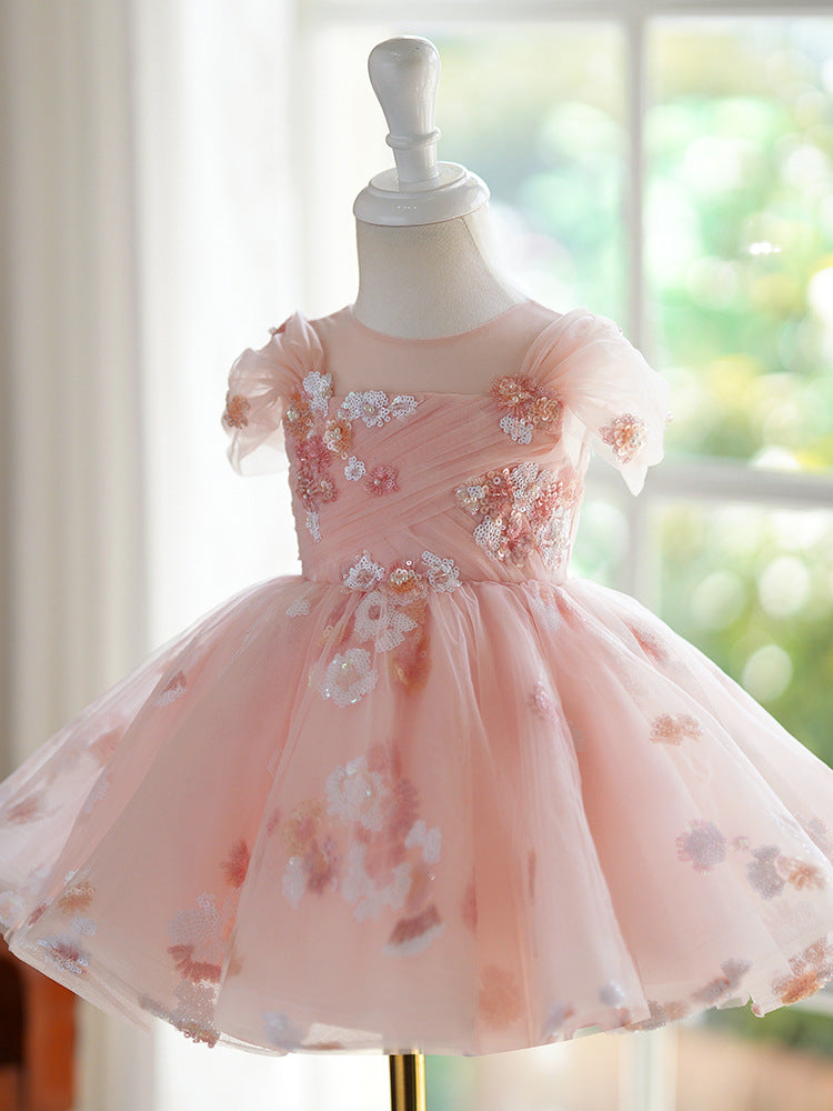 Vestido de Fiesta Infantil Florecitas