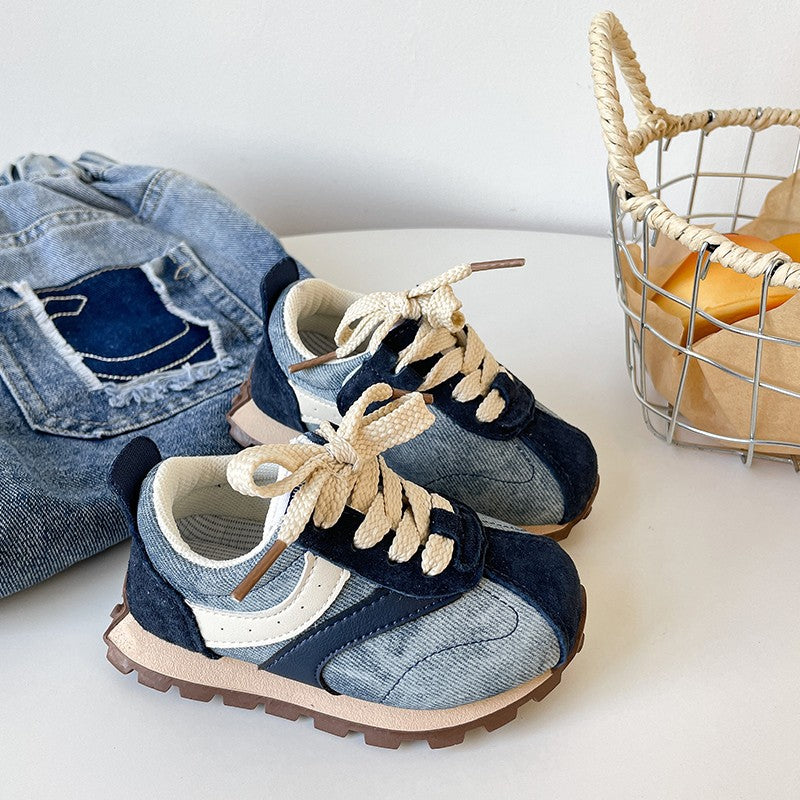 Zapatillas Confort Con Cordones Para Niños