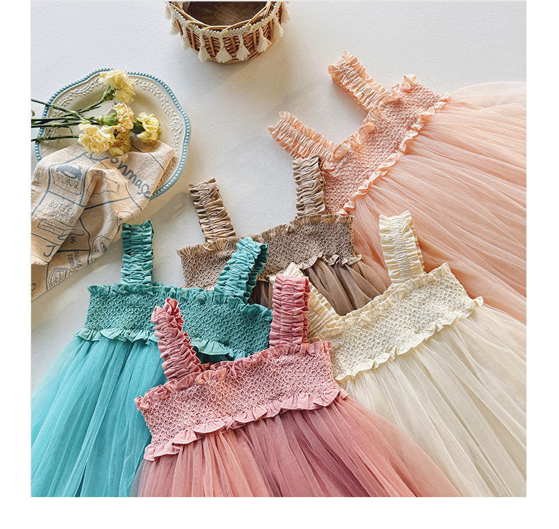Vestido de tul para niña
