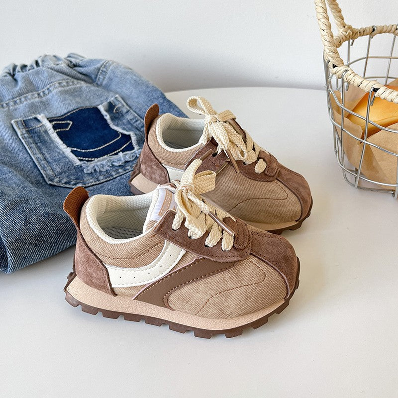 Zapatillas Confort Con Cordones Para Niños