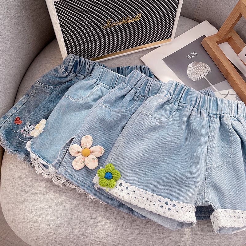 Bermudas  Jeans  Niño Florzinhas