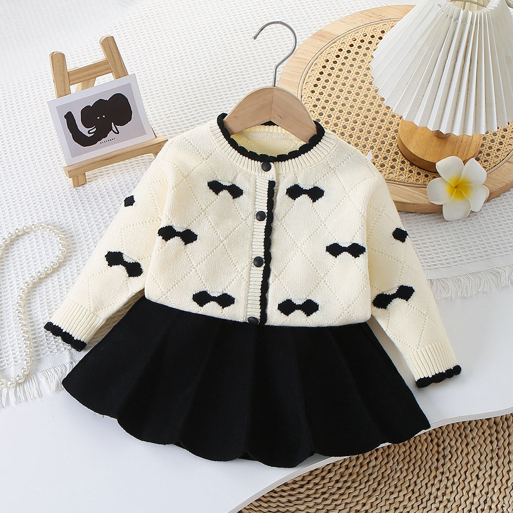 Conjunto de punto para niña Mussi