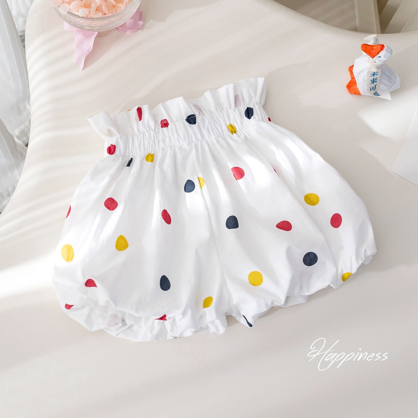 Conjunto Infantil Niña Rosa y Lunares