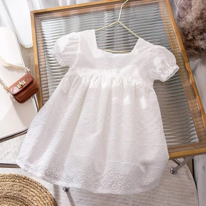 Vestido Infantil Floral Delicado