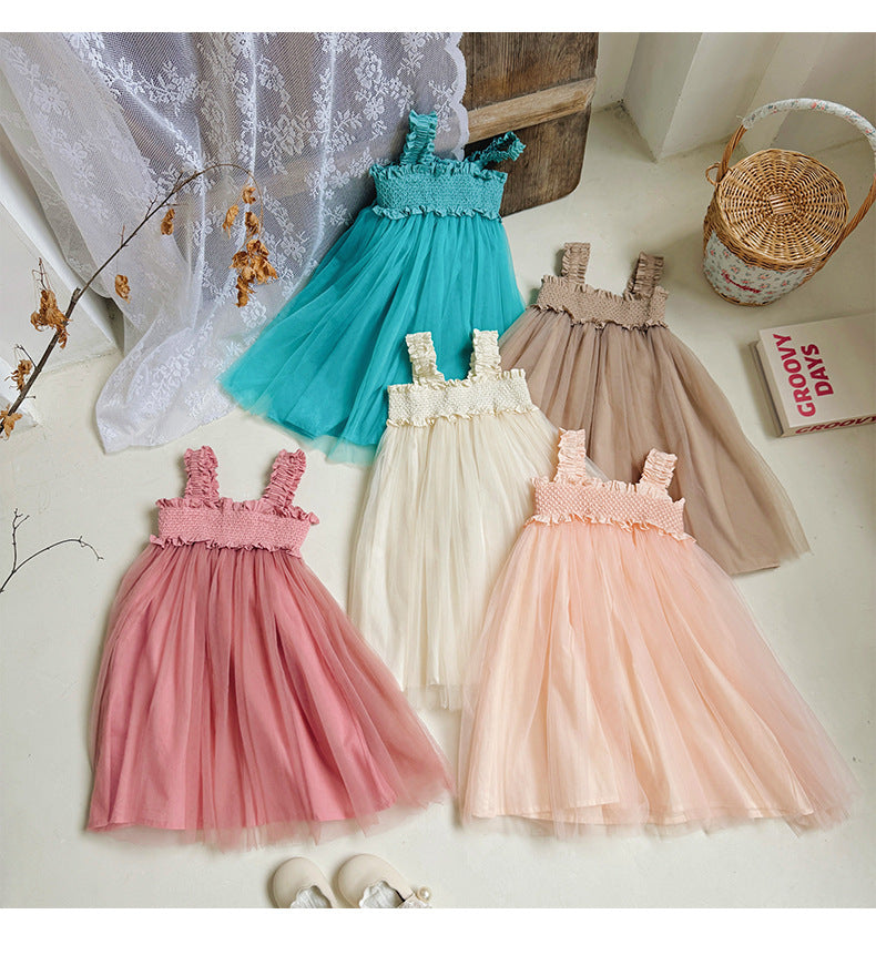 Vestido de tul para niña