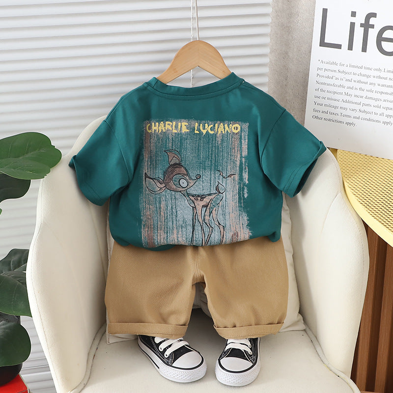 Conjunto Infantil de Verano para Hombre, Animal