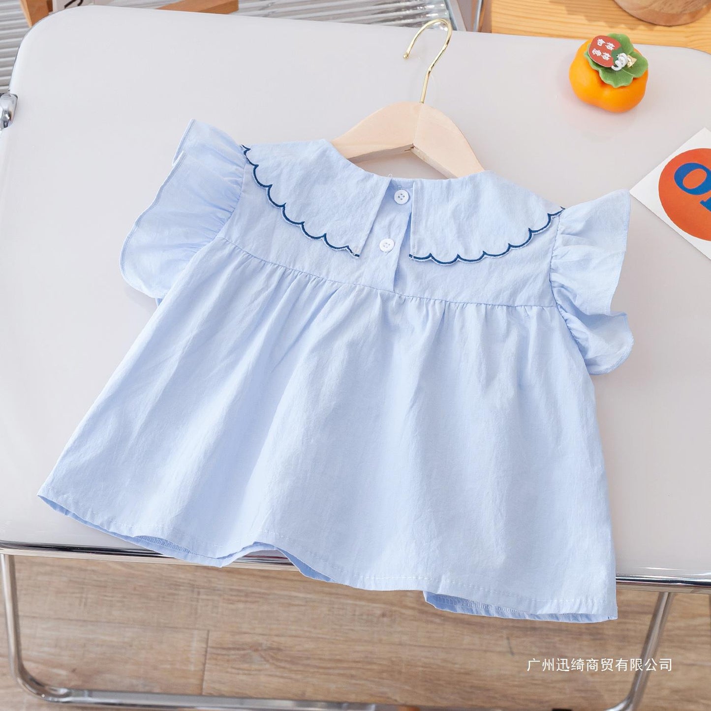 Blusa Infantil Cuello Bodada